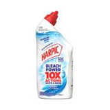 Harpic Bleach Power 10X Actions cleaning product on a white background
