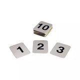 Flat Adhesive Table Numbers - Set of  50x40mm