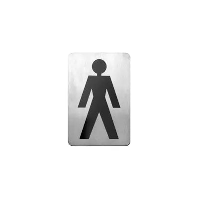 MALE WALL SIGN Stainless steel 120 x 81mm 57711