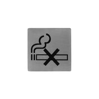 13 cm wall sign no smoking with adhesive 