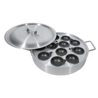 12-Cup Aluminium Egg Poacher Induction w/Non-stick Cups Induction Safe 60080