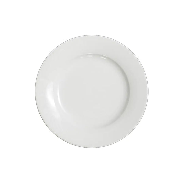 white round dinner Plate Wide  rim 21cm