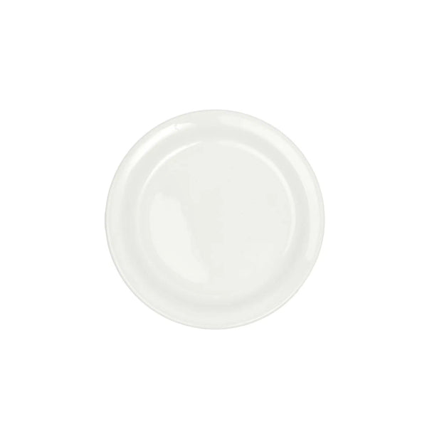  Narrow Rolled Rim Plate round 16cm white