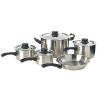 KH 5 Piece Saucepan Set Stainless Steel