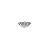 Tin Plated Brioche Mould 10 Ribs Fixed Base 90x32mm 64206 Guery France Baking