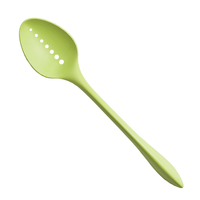 Serving Spoon Perforated Lime green