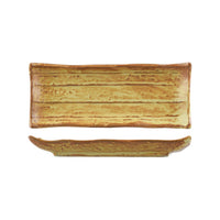 Uniq Brown Striped Rectangular Platters 215x85mm