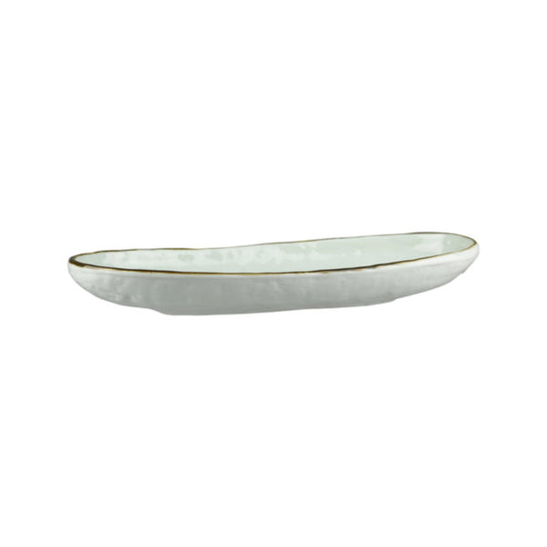 Uniq Light Grey Elongated Oval Bowls  370x175x45mm/1250ml 6682