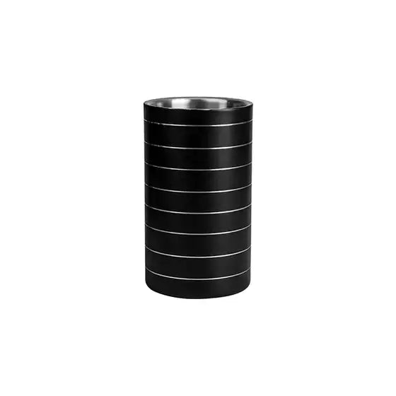 Wine Bucket Cooler Black 18/8 Stainless Steel H 20cm x D 12cm  73601