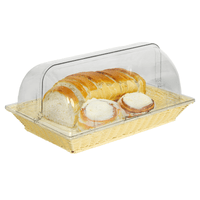 GN Roll Top Clear Cover PC Polycarbonate Dome Suits Bread Basket 74055