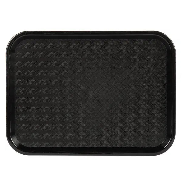 Plastic Fast Food Tray Black 40x30mm