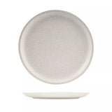Round Dinner Plate 28cm Luzerne Dune Shell Neutral White Handcrafted 94268-s