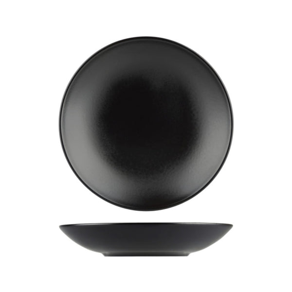 Satin Black Round Coupe Bowls 280mm 9933B-BK
