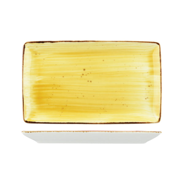 Rustic Yellow Rectangular Platters 270x160mm 