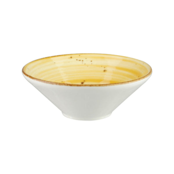 V-Shape Bowls 165mm Rustic Yellow 9945-Y