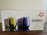Amber Elements Stemless Wine & Drink Glass Stolzle Lausitz 465ml