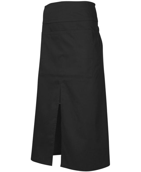 full length black apron with pocket 86 x 86 cm 