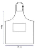 Professional Multi Purpose Bib Apron With Pocket Navy 70 x 86cm PROA20P