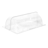 Rectangular Bread Basket Plastic Natural Rattan 53cmx 32.5cm