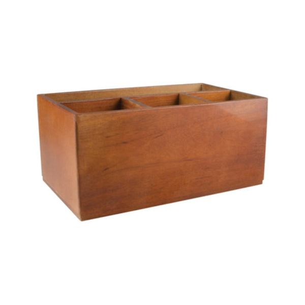 4 Compartment Wooden Dispenser 280x170x125mm
