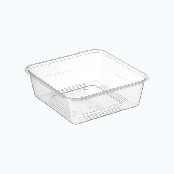 BetterSelection™ PP Square Containers square clear