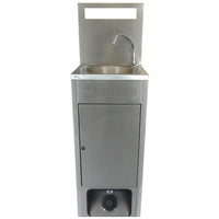 Portable Stainless steel hand washing station with sink and faucet 