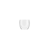 Infusion Double Wall Coffee Cup Glass 220ml 2pc Set Brew
