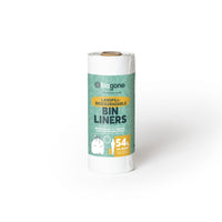 54 litre clear biogone garbage bags 
