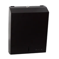 slimline interleaf interleaved hand towel dispenser black