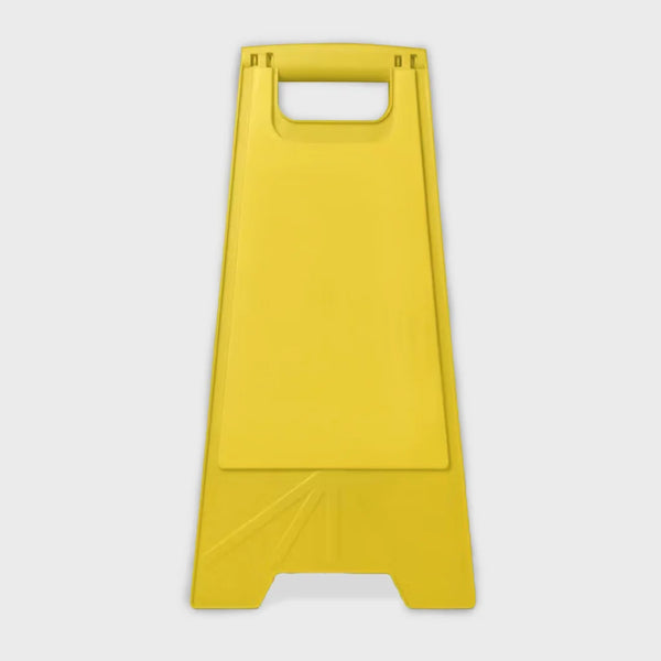 Yellow step stool on a light gray background