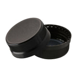 Clear Bottle 350ml rPET and Black 38mm Lid Plastic Box of 42 Bottles & Lid
