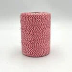 red and white butcher twine 