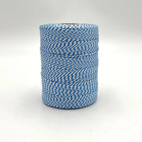butcher twine blue and white polyester 