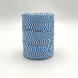 butcher twine blue and white polyester 