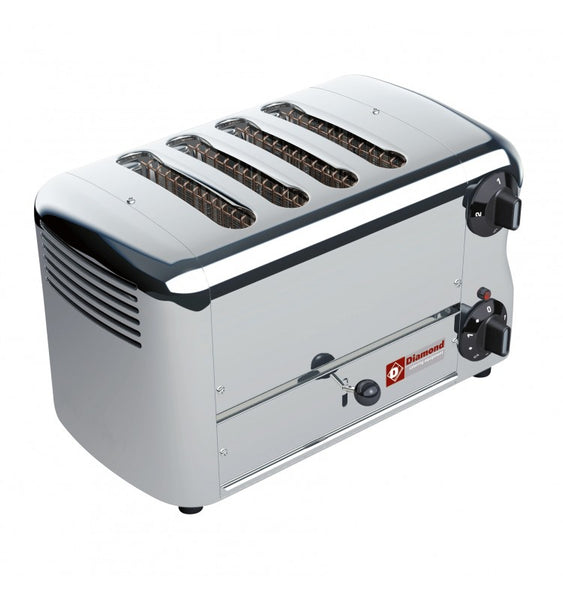 Commercial Toaster 4 Slot stainless steel