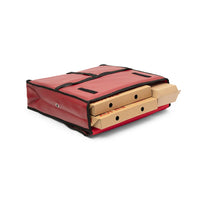 pizza delivery bag red 45cm vinyl waterproof