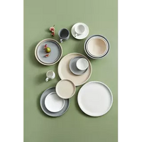 Round Dinner Plate 28cm Luzerne Dune Shell Neutral White Handcrafted 94268-s