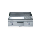 700XP Electric Griddle Plate with Smooth/Ribbed Polished Chrome Plate 800mm