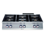 700XP 6 Burner Gas Cook Top 1200mm