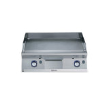 Gas Griddle Plate with Smooth Brushed Chrome Plate 800mm