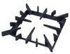 Black cast iron gas stove burner grate