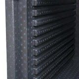 Insulated Food Pan Carrier Front Load Black EEP Expanded Polypropylene 100% Recyclable