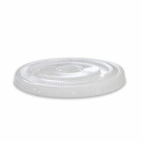Flat Lids 92mm Fits 15oz RPET Weights and Measures RPET Clear Cup.