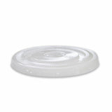 Flat Lids 92mm Fits 15oz RPET Weights and Measures RPET Clear Cup.