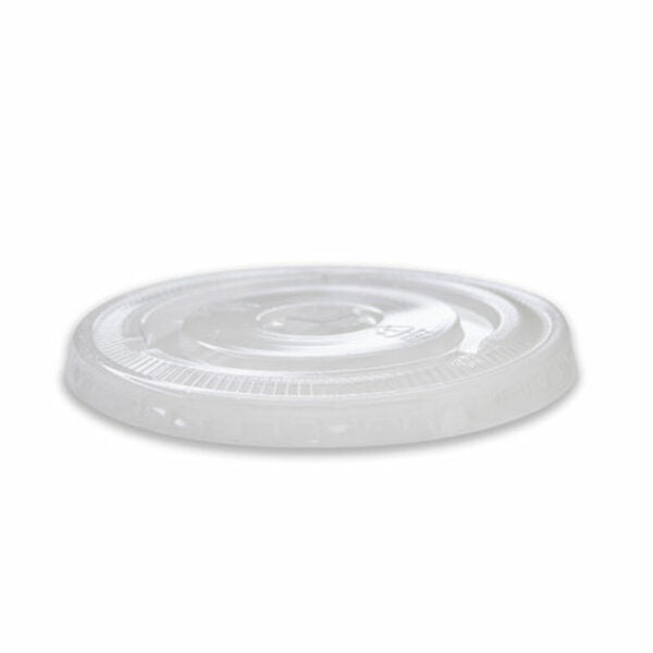 Flat Lids 92mm Fits 15oz RPET Weights and Measures RPET Clear Cup.