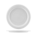 Round Plastic Plate White