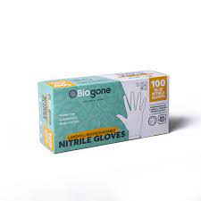 Blue Powder Free Glove Nitrile Biogone Pack 100 Medium Landfill-Biodegradable