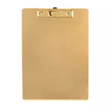 gold clipboard Reservation menu and paper 225 x310mm