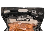 LAMINATED HOT ROAST CHICKEN BAG WITH HANDLE  READY TO GO (BOX 500 Bags) HOT-B