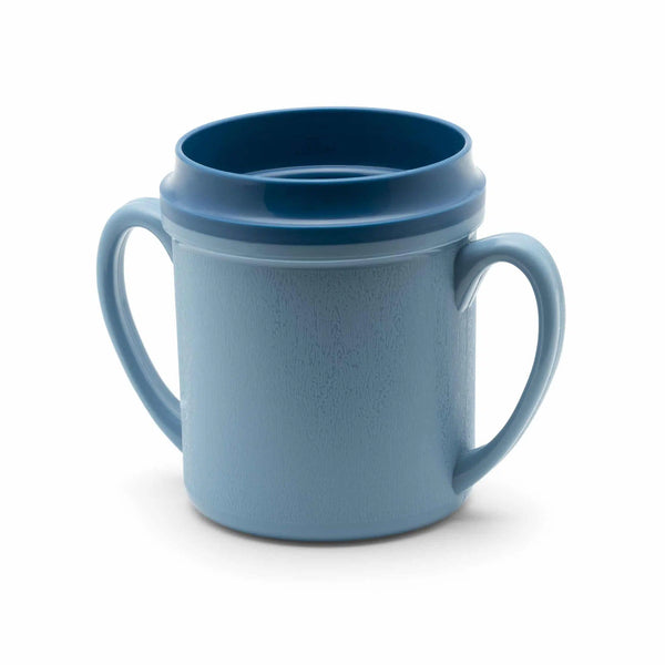insulated double handled blue mug 250ml #13